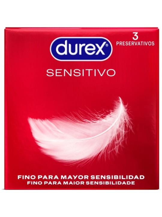 DUREX - PRÉSERVATIFS SENSITIVE 3 UNITÉS