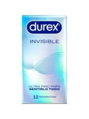 DUREX - PRÉSERVATIFS ULTRA FINS INVISIBLES 12 UNITÉS
