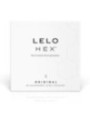 LELO - BOÎTE DE PRÉSERVATIFS HEX 3 UNITÉS
