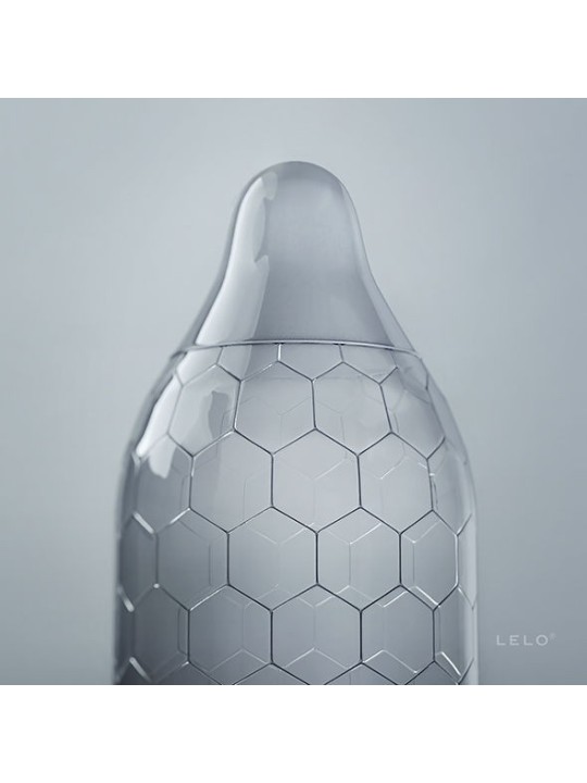 LELO - BOÎTE DE PRÉSERVATIFS HEX 3 UNITÉS
