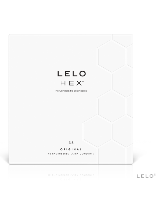 LELO - BOÎTE DE PRÉSERVATIFS HEX 36 UNITÉS
