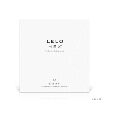 LELO - BOÎTE DE PRÉSERVATIFS HEX 36 UNITÉS