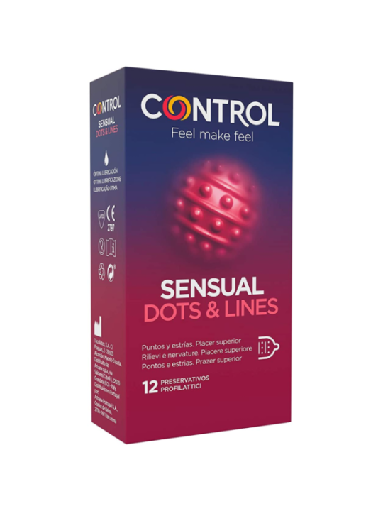 CONTROL - POINTS & LIGNES SENSUELLES POINTS ET VERGETURES 12 UNITÉS