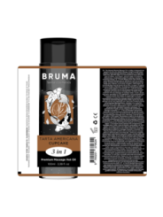 BRUMA - HUILE DE MASSAGE PREMIUM EFFET CHALEUR SAVEUR CUPCAKE 3 EN 1 - 100 ML