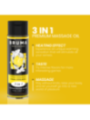 BRUMA - HUILE DE MASSAGE PREMIUM EFFET CHALEUR SAVEUR PINA COLADA 3 EN 1 - 100 ML