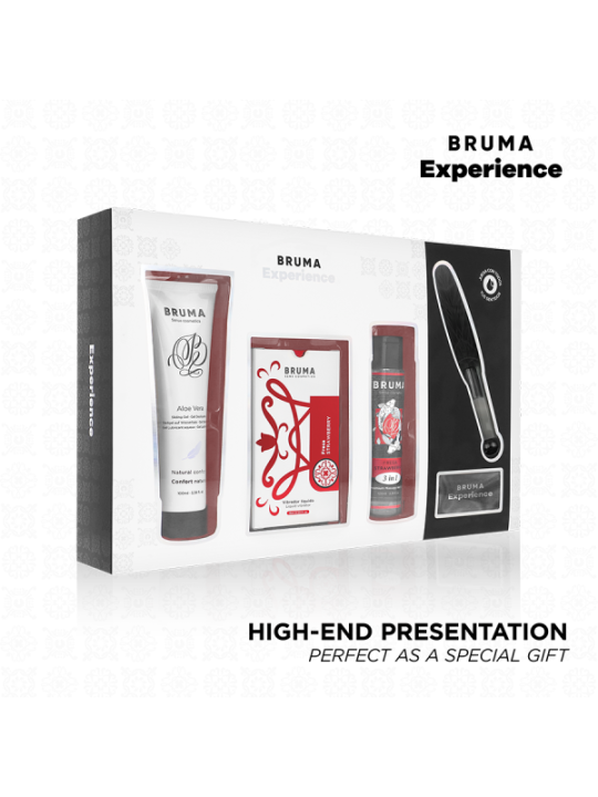 BRUMA XPERIENCE - KIT TENTATION VIBRO-ORGASMIQUE À LA FRAISE DOUCE