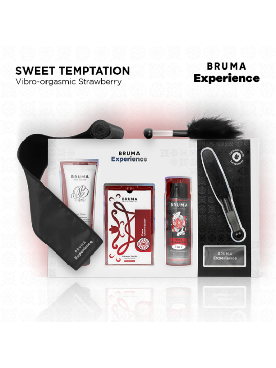 BRUMA XPERIENCE - KIT TENTATION VIBRO-ORGASMIQUE À LA FRAISE DOUCE
