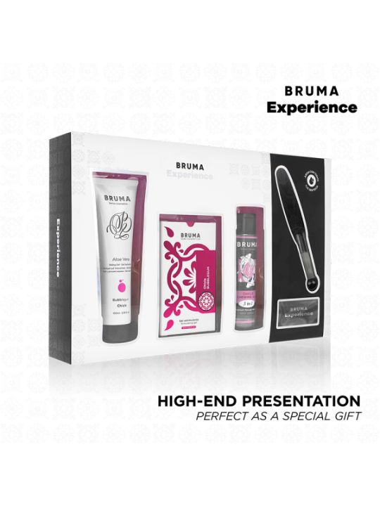 BRUMA XPERIENCE - KIT TENTATION DE GOMME SUCRÉ AVEC AMPLIFICATEUR D'ORGASME