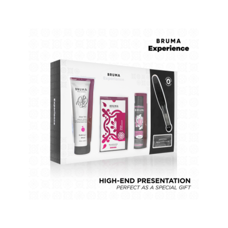 BRUMA XPERIENCE - KIT TENTATION DE GOMME SUCRÉ AVEC AMPLIFICATEUR D'ORGASME