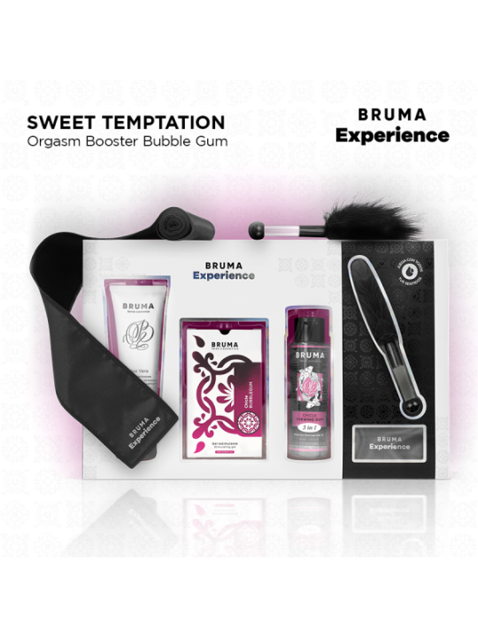 BRUMA XPERIENCE - KIT TENTATION DE GOMME SUCRÉ AVEC AMPLIFICATEUR D'ORGASME