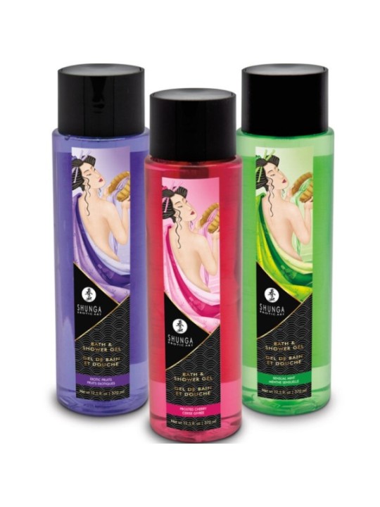 SHUNGA - GEL BAIN & DOUCHE MENTHE SENSUELLE 370 ML