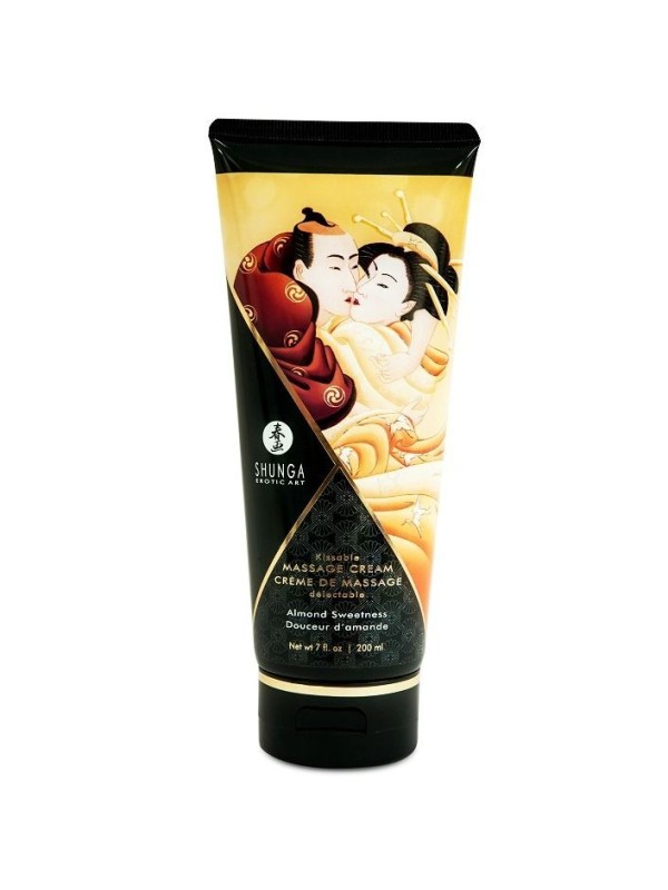 SHUNGA - CRÈME DE MASSAGE AUX AMANDES DOUCES 200 ML