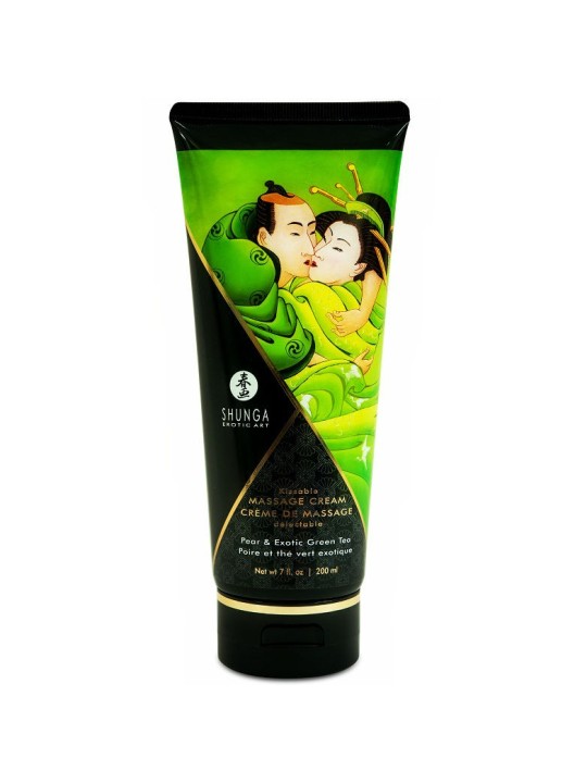 SHUNGA - CRÈME DE MASSAGE POIRE & THÉ VERT 200 ML