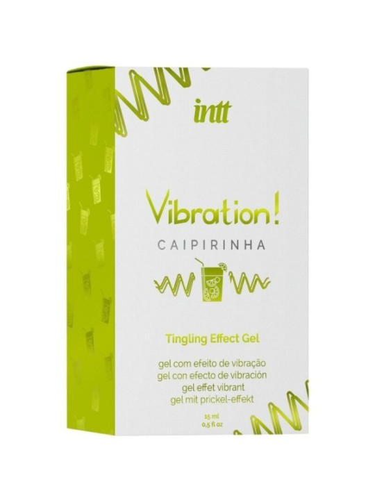 INTT - GEL VIBRATEUR LIQUIDE CAIPIRINHA PUISSANT STIMULANT INTIME 15 ML