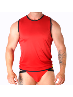 MACHO - T-SHIRT ROUGE L/XL