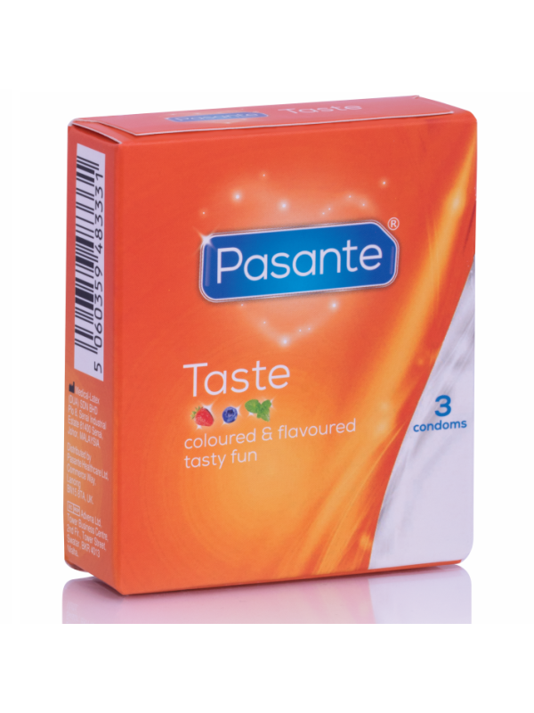 PASANTE - PRÉSERVATIFS SAVEURS 3 UNITÉS
