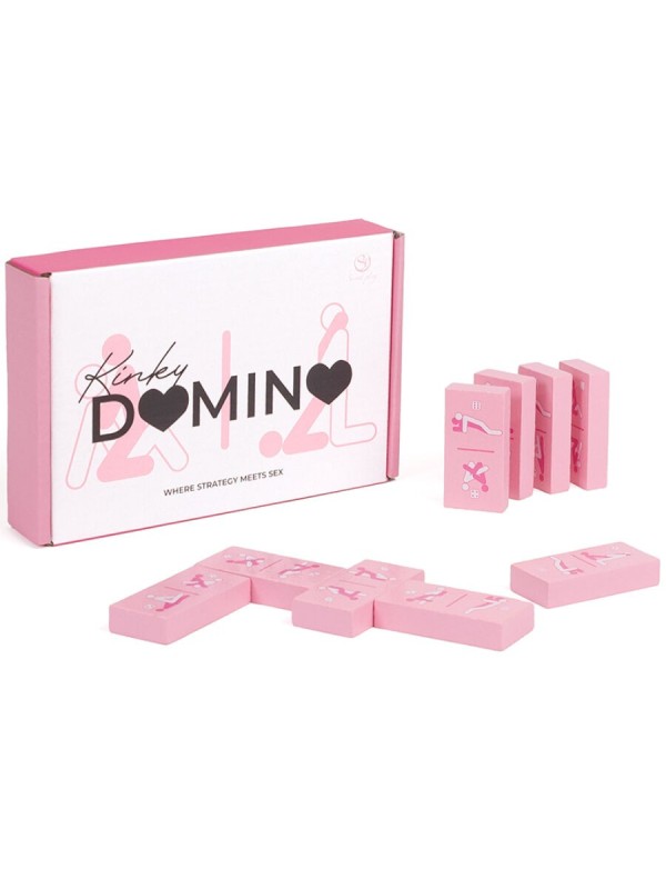 SECRETPLAY - JEU DE DOMINOS EN BOIS KINKY
