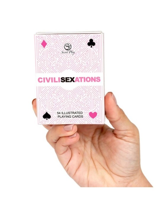 SECRET PLAY - JEU DE CARTES POUR COUPLES "CIVILISEXATIONS"