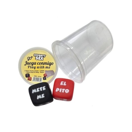 DIABLO PICANTE - JEU DE DÉS VERBE + PARTIE DU CORPS AVEC COUPE