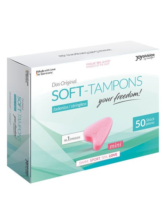 JOYDIVISION SOFT-TAMPONS - ORIGINAL SOFT-TAMPONS MINI X 50 UNITÉS
