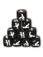 DIABLO PICANTE - JEU DE DÉS DE POSTURE NOIR