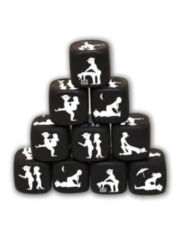 DIABLO PICANTE - JEU DE DÉS DE POSTURE NOIR
