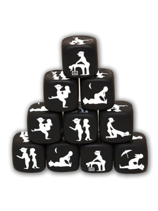 DIABLO PICANTE - JEU DE DÉS DE POSTURE NOIR