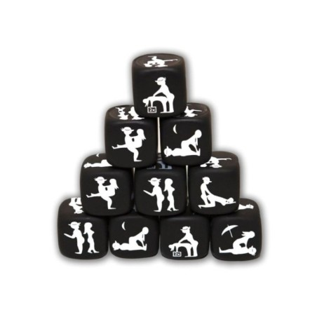 DIABLO PICANTE - JEU DE DÉS DE POSTURE NOIR
