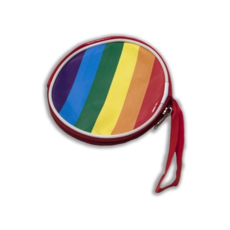 PRIDE - PORTE-MONNAIE RONDE DRAPEAU LGBT