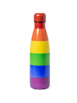 PRIDE - CHAUFFE-EAU MÉTALLIQUE AVEC LE DRAPEAU LGBT
