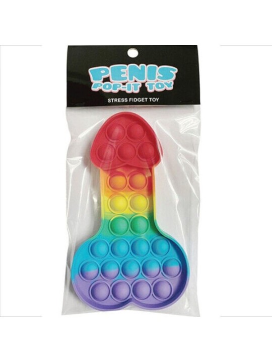 KHEPER GAMES - JOUET ANTI-STRESS POP-IT PENIS MULTICOLORE