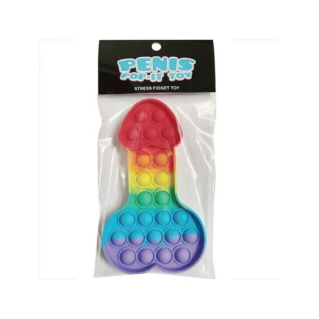 KHEPER GAMES - JOUET ANTI-STRESS POP-IT PENIS MULTICOLORE
