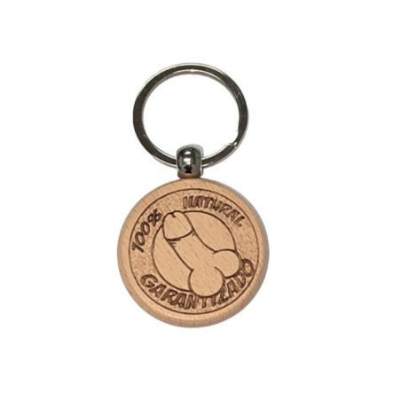 DIABLO PICANTE - PORTE-CLÉS EN BOIS EN FORME DE PÉNIS