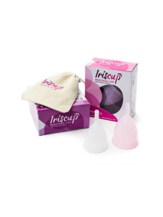 IRISCUP - GRANDE TASSE DU MOIS ROSE + SAC STÉRILISATEUR OFFERT