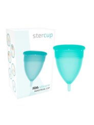 STERCUP - COUPE MENSTRUELLE EN SILICONE FDA AIGUE-MARINE - TAILLE L