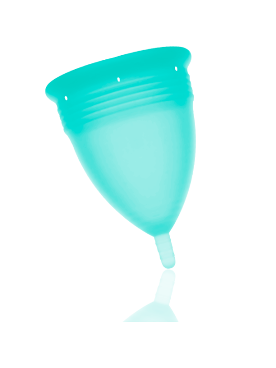 STERCUP - COUPE MENSTRUELLE EN SILICONE FDA AIGUE-MARINE - TAILLE L