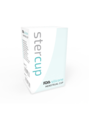 STERCUP - COUPE MENSTRUELLE EN SILICONE FDA AIGUE-MARINE - TAILLE L
