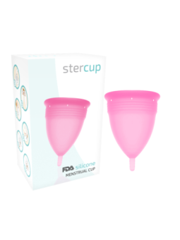 STERCUP - COUPE MENSTRUELLE EN SILICONE FDA ROSE - TAILLE S