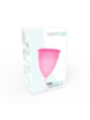 STERCUP - COUPE MENSTRUELLE EN SILICONE FDA ROSE - TAILLE S