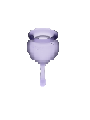 SATISFYER - COUPE MENSTRUELLE FEEL GOOD VIOLET 15 + 20 ML