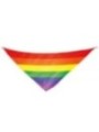 PRIDE - ÉCHARPE TRIANGULAIRE EN COTON AVEC DRAPEAU ARC-EN-CIEL