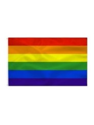 FIERTÉ - DRAPEAU ARC-EN-CIEL 90 X 150 CM