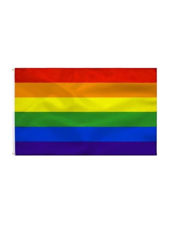 FIERTÉ - DRAPEAU ARC-EN-CIEL 90 X 150 CM