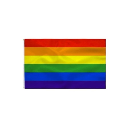 FIERTÉ - DRAPEAU ARC-EN-CIEL 90 X 150 CM