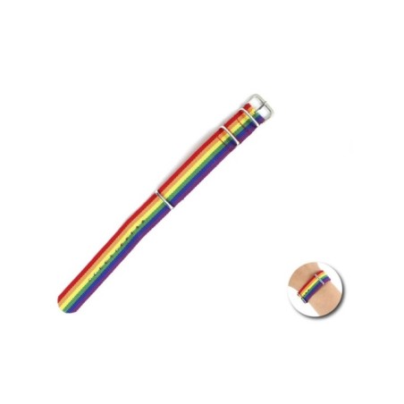 FIERTÉ - BRACELET DRAPEAU ARC-EN-CIEL