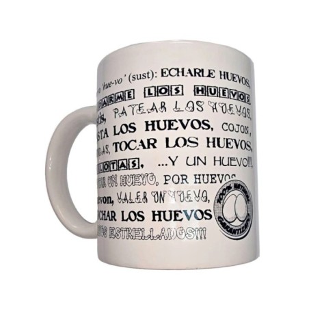 DIABLO PICANTE - MUG BLANC AVEC BOULES SYNONYMES 370 ML