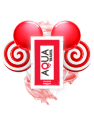 AQUA TRAVEL - LUBRIFIANT À BASE D'EAU SAVEUR SUCE 6 ML