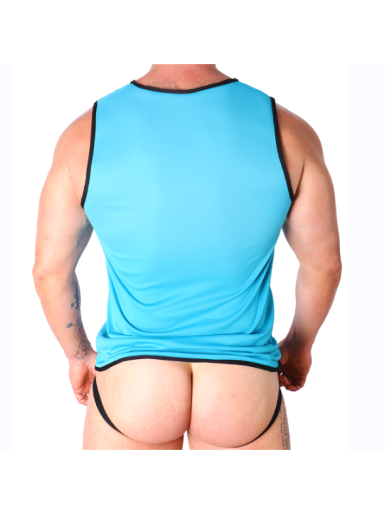 MACHO - T-SHIRT BLEU S/M