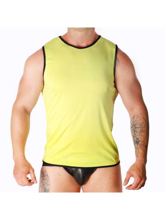 MACHO - T-SHIRT JAUNE S/M