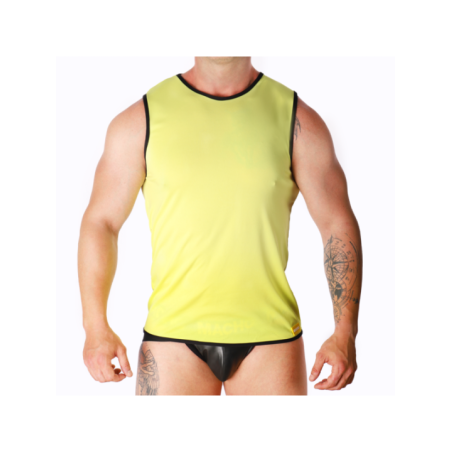 MACHO - T-SHIRT JAUNE S/M